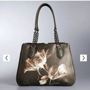 Simply Vera Vera Wang Bedford Triple Entry Satchel Bag